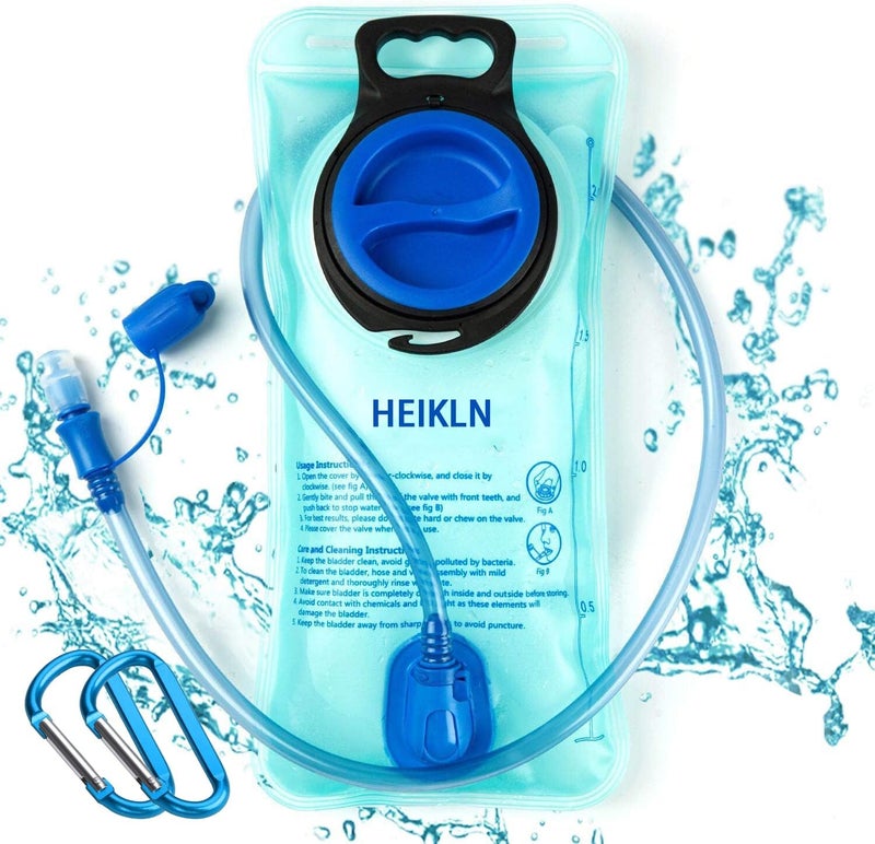 HEIKLN Hydration Bladder 1.5L-2L-3L,Leak Proof Water Reservoir, BPA Free Military Water Storage Bladder Bag Hydration Pack Replacement Easy Clean for Bicycling Hiking Camping Hunting Running - Image 1